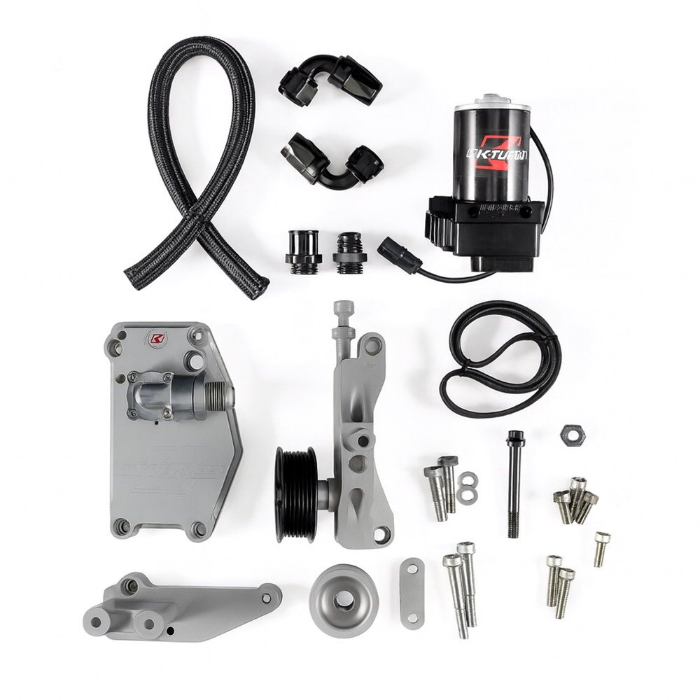 K-Tuned K24Z Complete Alternator Water Plate Kit with Electric Water Pump